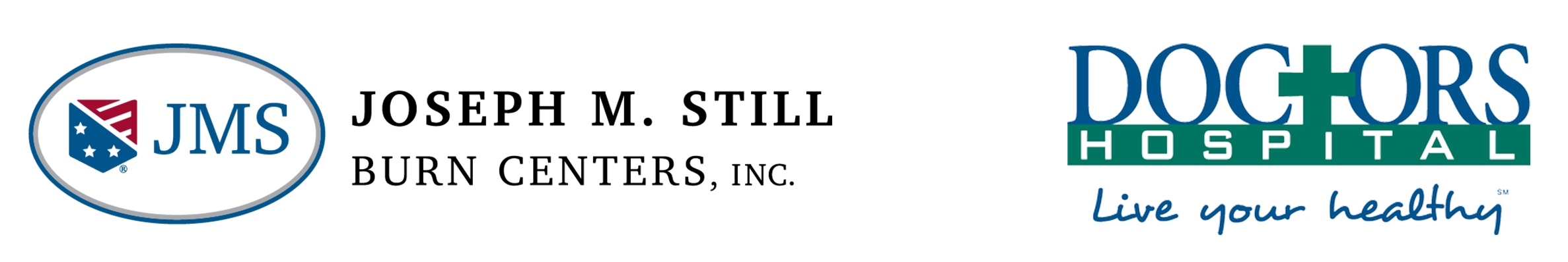 JMS and Doctors Hospital of Augusta logos 